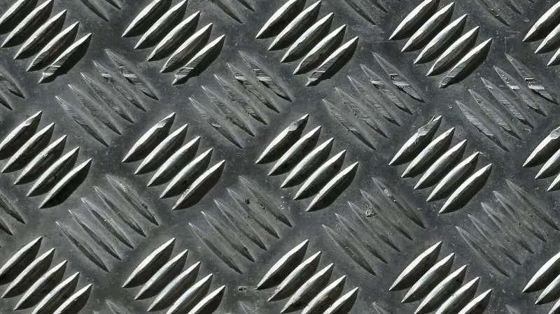 Chapa xadrez aço carbono